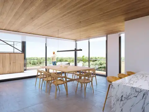 Venta departamento 3 dormitorios con jardín y  amenities. Piedra Negra,Fisherton