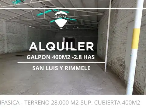 ALQUILER DE GALPON Y PREDIO CIPOLLETTI