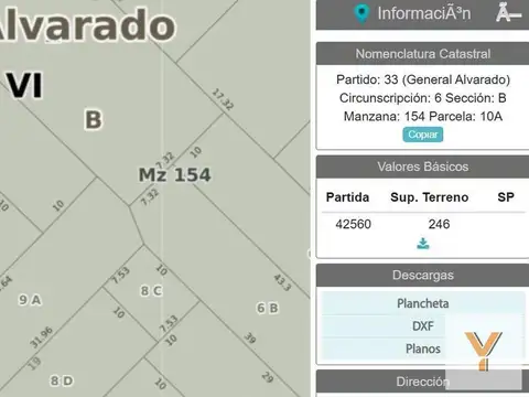 Terreno en Venta en Miramar, USD 37.000