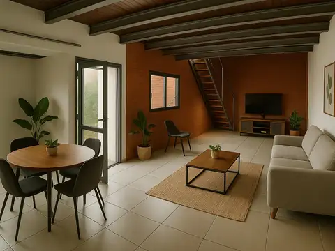 Cochabamba 400 2 ambientes grande Loft Dúplex Ultra Luminoso 80 m2 Balcón Terraza. Impecable