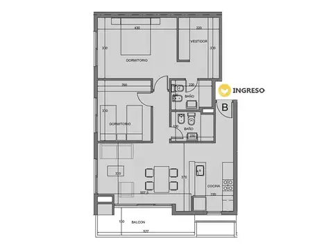 Venta departamento 2 dormitorios Lourdes Rosario