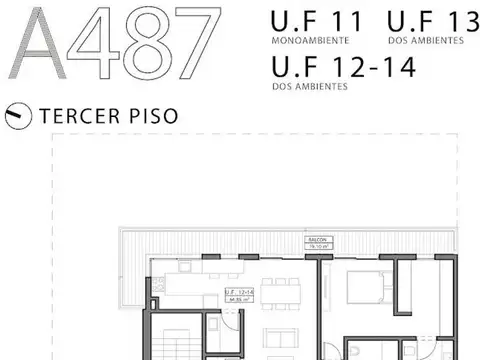 Departamento en Venta en Merlo, USD 64.500