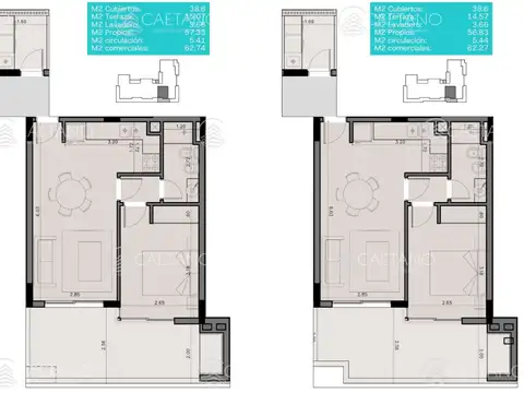 Departamento en Venta de 1 dormitorio