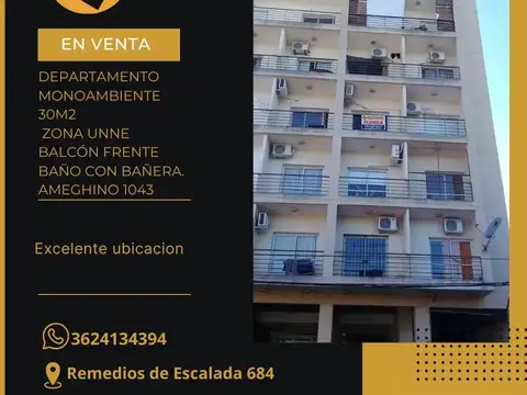 MONOAMBIENTENA ZONA UNNE