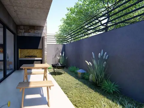 VENTA DEPTO. 2 AMBIENTES MORENO CON COCHERA YPATIO