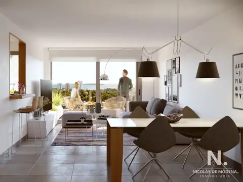 Departamento 3 ambientes con 2 baños