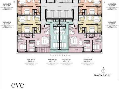 Departamento de 1 dorm en venta - Pre Lanzaminto Eve Tower