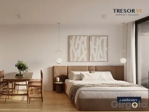 Departamento en Venta de 1 dormitorio
