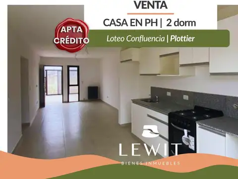 Venta casas en PH | a estrenar | Loteo confluencia