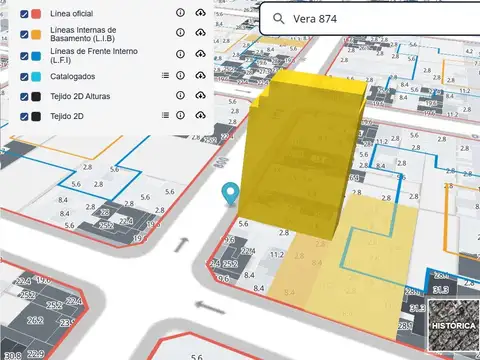 Terreno en Venta 24,70  mts Fondo