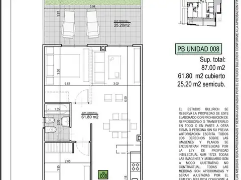 Departamento en Venta de 2 dormitorios