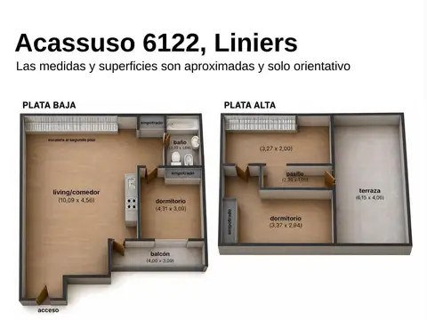 Depto Tipo Casa en Venta 15 años