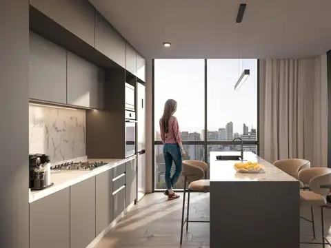 Departamento 2 ambientes con 1 baño