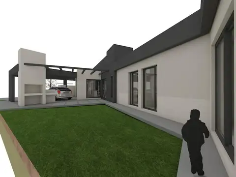 Casa 4 ambientes con 2 baños