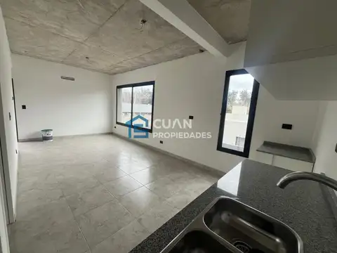 Departamento 2 ambientes con 2 baños