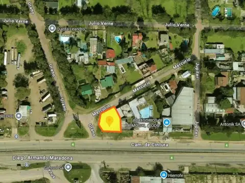 2 Lotes de Terreno en esquina 410 m² - 20 m. de frente s/ Camino de Cintura - 9 De Abril