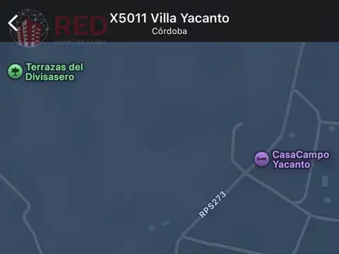 Terreno en Venta en Yacanto Calamuchita, USD 9.000