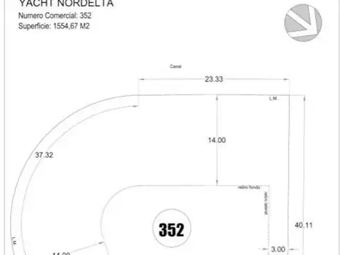 Terreno en Venta en Nordelta El Yacht, USD 1.299.000