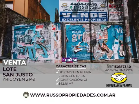 Venta lote San Justo