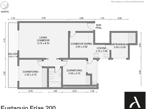 Tte. Gral. Eustaquio Frias al 228