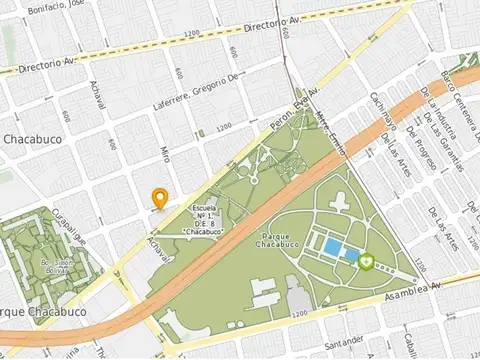 Departamento 2 ambientes con 1 baño