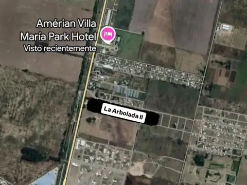 LOTE EN VENTA B° LA ARBOLADA ll 250 M2 VILLA MARIA