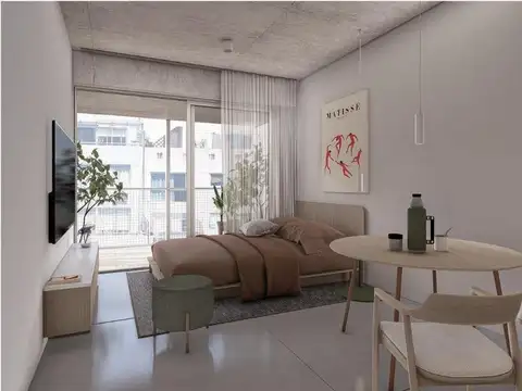 Departamento Monoambiente con 1 baño