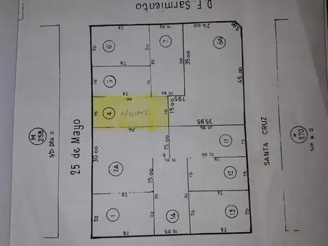 Terreno en Venta de 540,0 m2