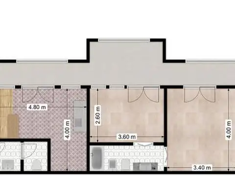 Depto Tipo Casa en Venta de 4 ambientes