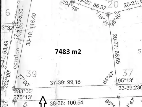 LOTE EN VENTA EN LA POBLACION TRASLASIERRA