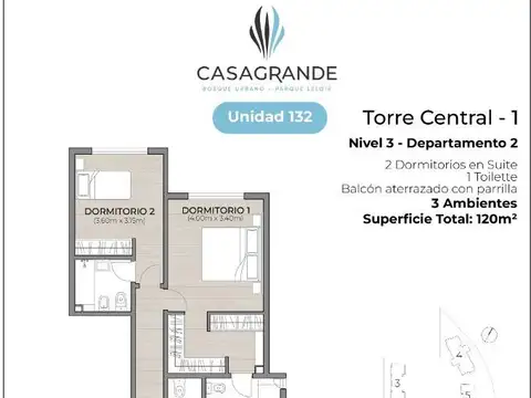 Felipe Boero 4000, Piso 3°