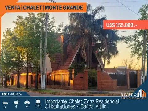 Chalet 3 habitaciones Quincho - Monte Grande