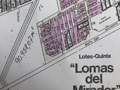En venta 26 lotes
