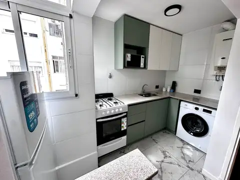 Departamento 2 ambientes con 1 baño