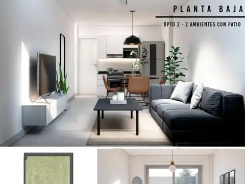 Departamento en Venta de 2 ambientes