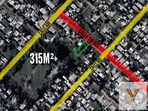 Terreno en venta - 315Mts2 - Villa Elvira, La Plata