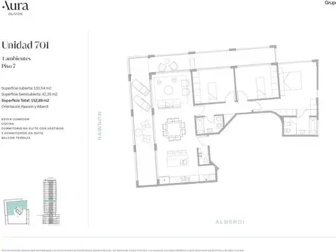Departamento en Venta de 4 ambientes