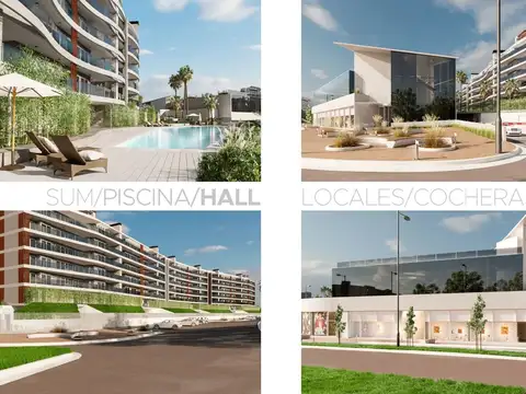 Departamento 2 ambientes con 2 baños