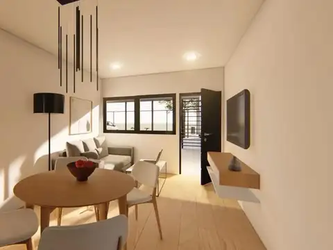 Departamento 2 ambientes con 1 baño