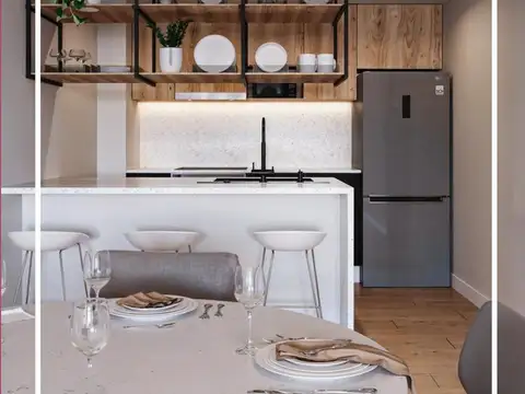 Departamento 2 ambientes con 1 baño