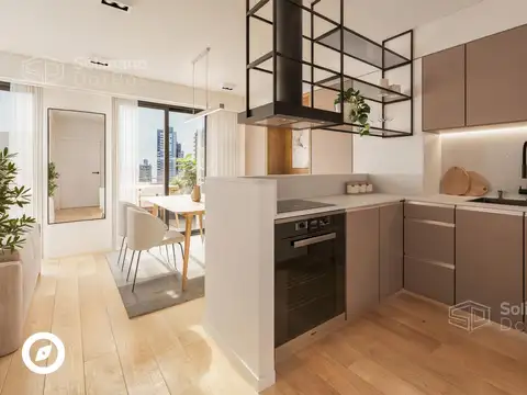 Venta departamento 2 ambientes en Nuñez de POZO