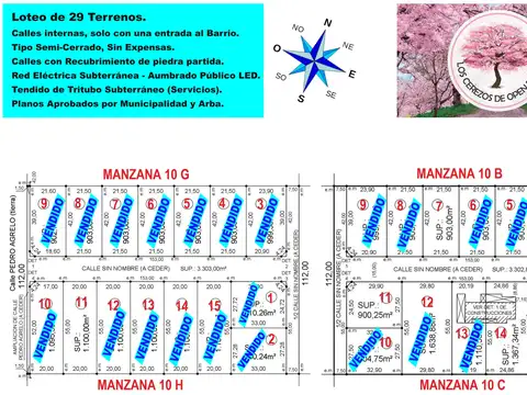 Terreno en Venta en Luján, USD 27.000