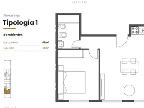 Departamento en Venta en Villa Luzuriaga, USD 38.000