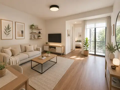 Venta Depto de 2 ambientes en piso alto, con vista abierta y excelente ubicación