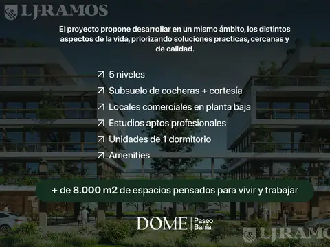 Departamento en Venta en Puertos, USD 372.100