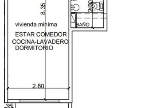 Departamento en Venta en Coghlan, USD 85.000