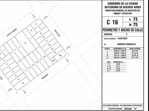 Terreno en Venta en Villa Pueyrredón, USD 270.000