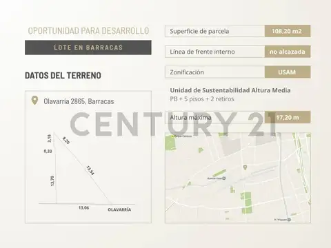 VENTA CASA CON LOTE PROPIO EN BARRACAS I 108 M2 PARCELA