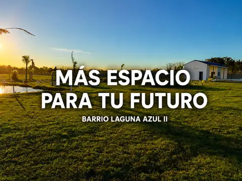 LOTE 400M2 BARRIO LAGUNA AZUL II PAGO EN CUOTAS