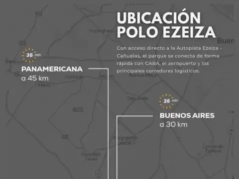 Terreno en Venta en Polo Industrial Ezeiza, USD 545.000